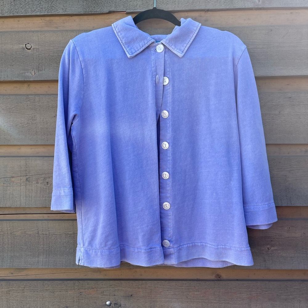 Vintage Blue/purple long sleeve shirt